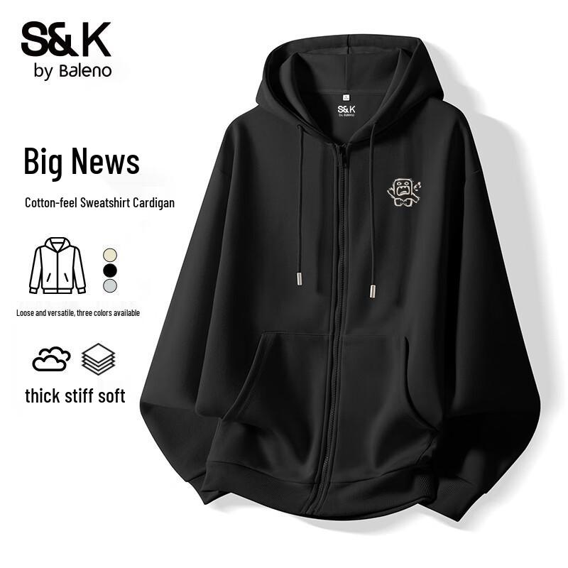 Baleno S&K Series Men's Heavyweight Hooded Zip-Up Jacket