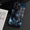 Чехол для телефона World of Warcraft Лич Кинг для iPhone 15 Pro Max 14 Plus 12 Mini 11 13 14 Pro Max Magsafe Беспроводная зарядка Стеклянный чехол