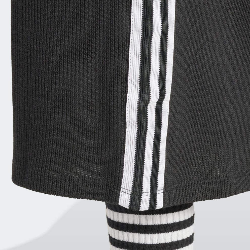 adidas Полосатая облегающая модная удобная трикотажная макси-юбка женские юбки черного цвета IY7279