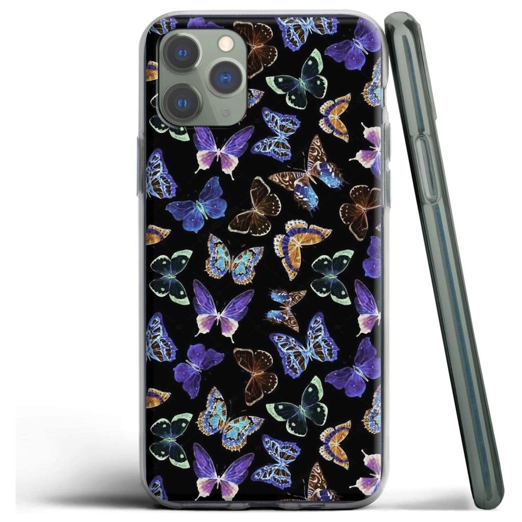 Силиконовый чехол с фантастической эстетикой бабочки для Apple iPhone 12 Mini 11 Pro SE XS X XR Max 8 7 6S 6 Plus 5S