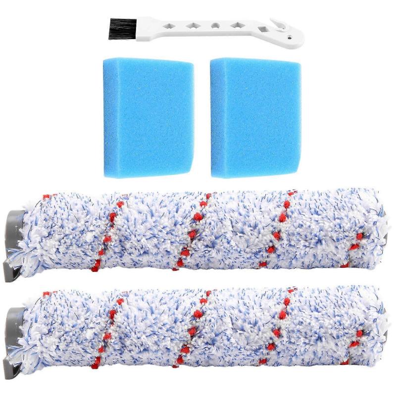 Replacement Brush Roller For Tineco Ifloor Wet Dry Cordless Vacuum Cleaner, 2 Pack Roller Brush +2
