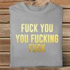 ZIMOXUAN Summer Fashion Male Female Cotton Print T-Shirt Tees Punk Rock Hip-hop Lovers Shameless T-shirt