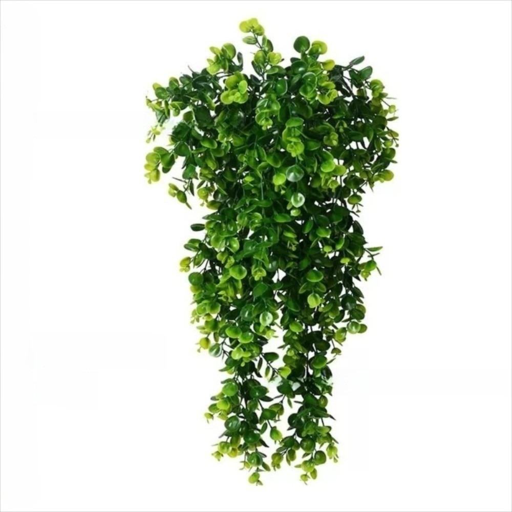 New Plastic Artificial Plant Vine Green Color Branches Fake Hanging Plants Rattan Leaves Fake Rattan Garden