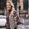 Winter Women'S Leopard Print Scarf, Cold Protection, Neck Protection, Warm Shawl Scarf, Women'S Dual-Use