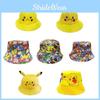 Pikachu Cartoon Outdoor Fisherman Sunshade Matching Hat Net Hat Adult Children