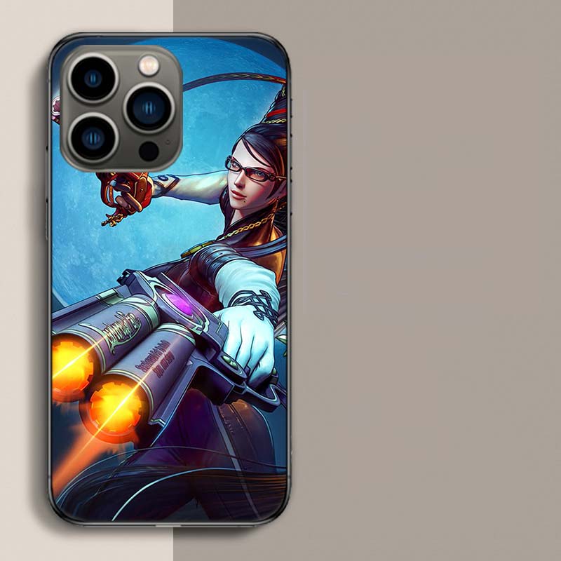 Чехол Bayonetta для iPhone 17 Air 15 Pro 14 Plus 16 Pro Max 12 13 Mini 11 16E X XS. Милый чехол в стиле фунда.