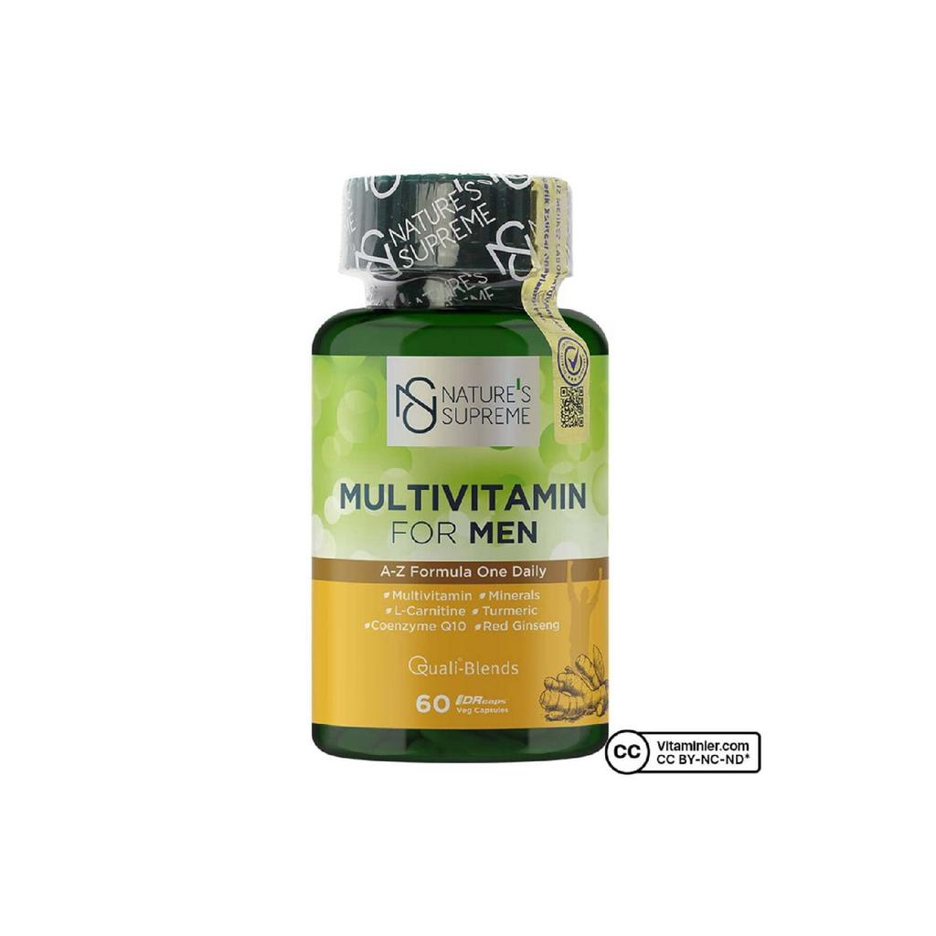 Мультивитамины для мужчин, 60 капсул, без вкуса