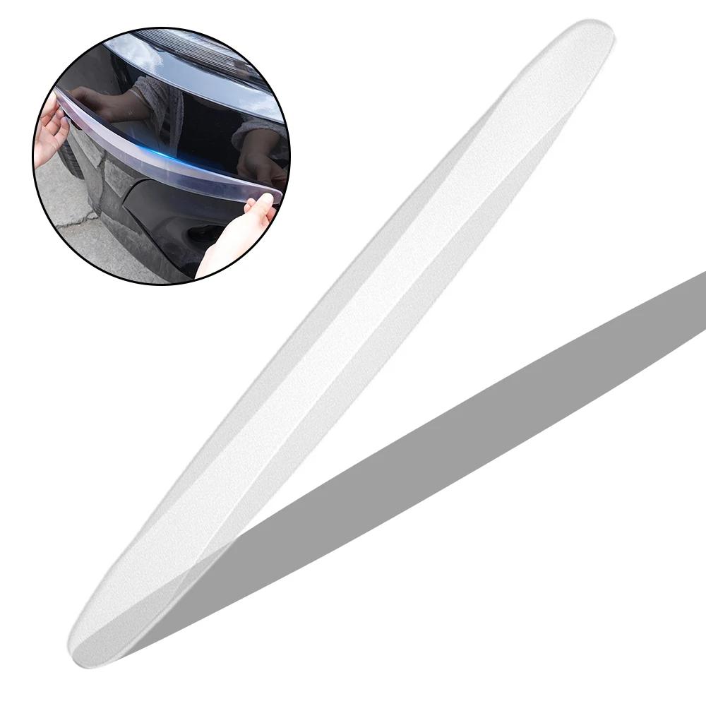 Автомобильные бамперы, противоударные полосы, универсальные защитные накладки на передний и задний бампер, защита от царапин, украшение из ПУ, 40x5 см