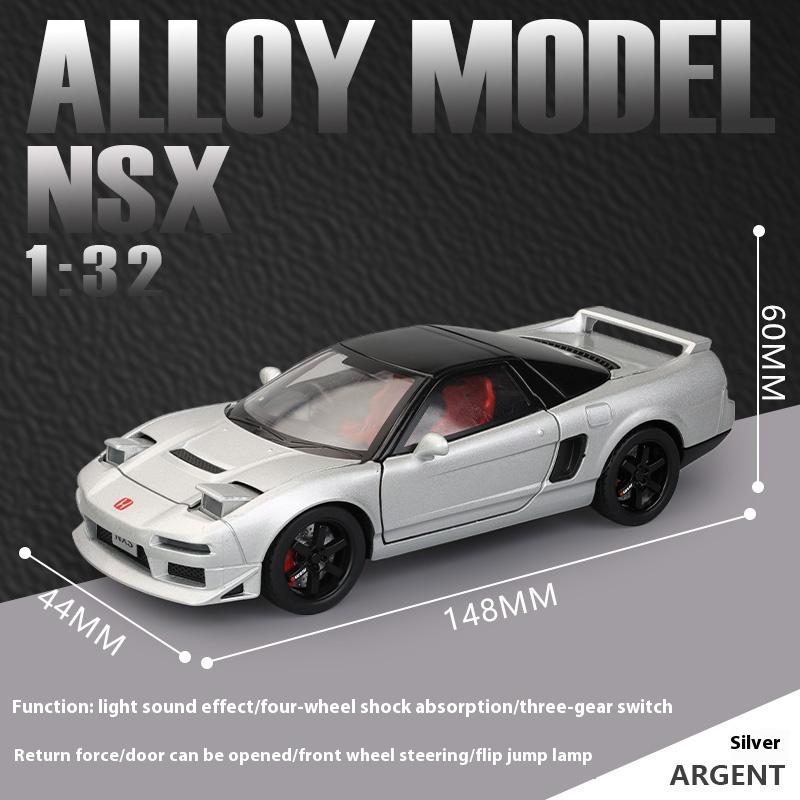 COT1 JDM 1:32 Honda Acura NSX NA1 Суперкар Пара Сплав Металл Литье под давлением Модель Автомобиля Звук и Свет Детская Игрушка Коллекционные Предметы День Рождения