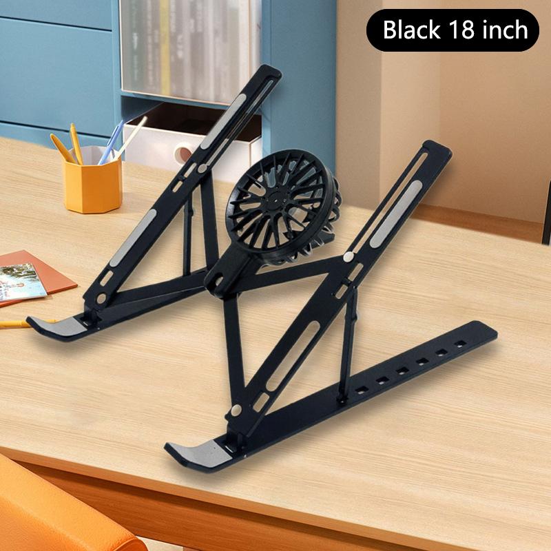 Подставка-кулер для ноутбука, складная охлаждающая подставка для ноутбука, портативная подставка для 16-18-дюймового планшета, ноутбука, настольный кронштейн с вентиляторами