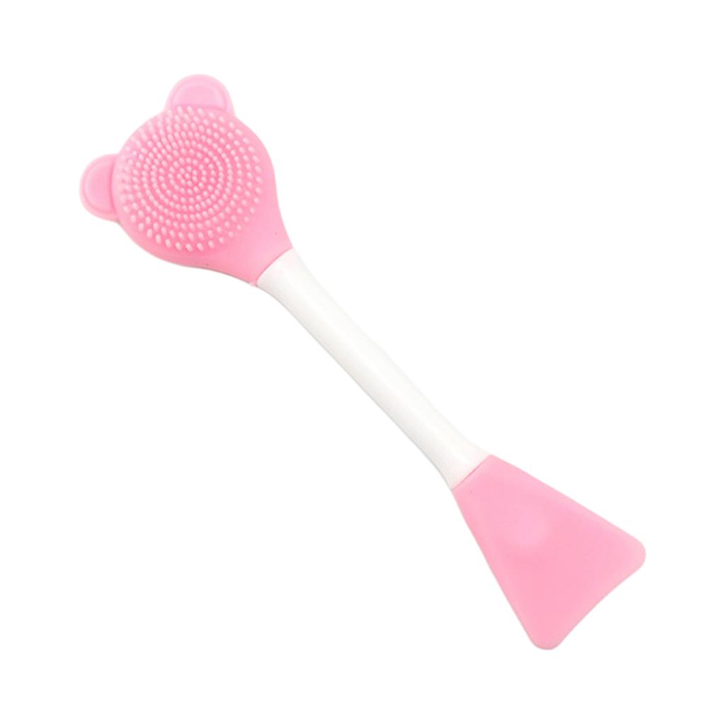1 шт. Мягкая силиконовая щетка для умывания лица Нежный очищающий инструмент для ухода за кожей Многофункциональный аппликатор для масок Спонж для макияжа