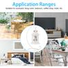 Lover Decor Полый подсвечник Подвесной подсвечник Домашнее украшение ОрнаментБелый