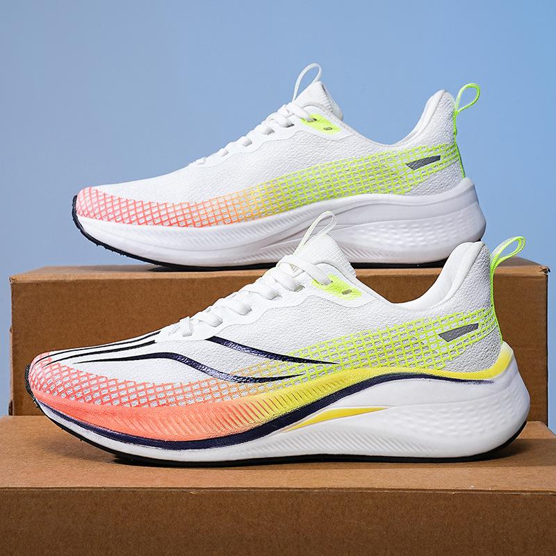 Мужская обувь, новые большие размеры, легкие, Flying Mesh Red Rabbit 7, амортизирующие и дышащие, повседневные спортивные кроссовки, мужские кроссовки для бега из углеродного волокна