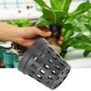 30pcs Drainage Function Water Plant Basket Black Fish Tank Basket  Outdoor Growing