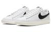 Nike Кроссовки Blazer Low Кожаные Бело-Черные CI6377-101
