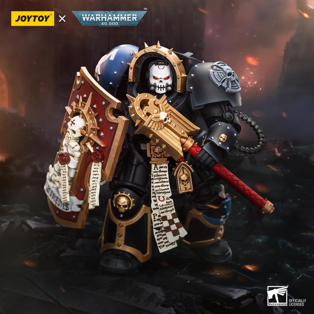 JoyToy Warhammer Ультрамарин Капеллан в Терминаторской броне масштабная фигурка 40k 118