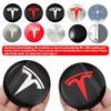 GEWT6 4pcs 56mm Tesla Hub Cap Center Cap Logo High Quality Sticker for Tesla Model 3 Y S X Personalized Car Sticker Car Accessories