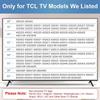 Replacement Non-slip TV Stand with Screws Strong TV Stand Legs No Drilling Solid Support Base Stand for TCL/Roku