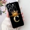 Чехол для Infinix Hot 40 Pro X6837 Роскошная Корона Буквы Чехол Мягкий Силиконовый Чехол для Телефона Для Infinix Hot 40i Hot40 Pro Hot40i Накладка
