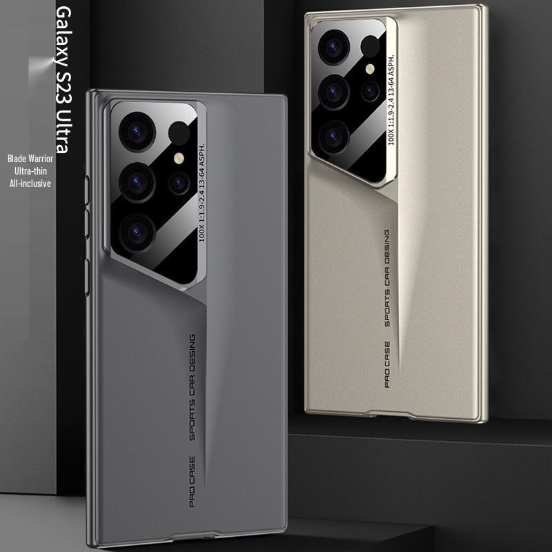 Samsung S25 Ультратонкий Клинок Воина Матовый Ударопрочный Жесткий Чехол для Телефона