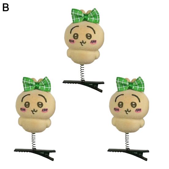 3 шт./компл. шпильки для волос для девочек в форме мультфильма, заколки для волос с весенним дизайном, легко украшать, аксессуары для волос ручной работы