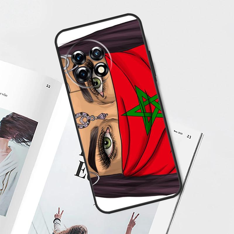Maroc Morocco Flag Case For OnePlus 12 11 9 10 Pro 8T 9R 10T 10R 12R OnePlus Nord 2 2T N20 N10 CE 3 Lite Cover