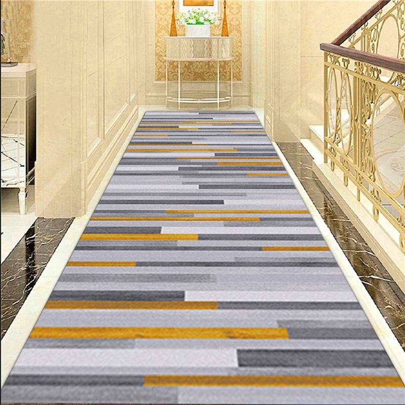 Modern Geometric Carpet Non-Slip Wear Corridor Living Room Entrance Suitable For Light Luxury Minimalist Style Decoration