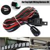 Led Work Light Bar Wiring Harness Remonte Control Switch Kit Offroad 12V Carlamp