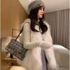 Осенне-зимний меховой жилет средней длины 2 новых imitation raccoon wool girl imitation fox fur imitation fur coat woman