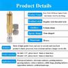 Stainless Steel Fittings Atomizing Nozzle Brass Nozzle Oil Burner Nozzle  Waste Oil Burner