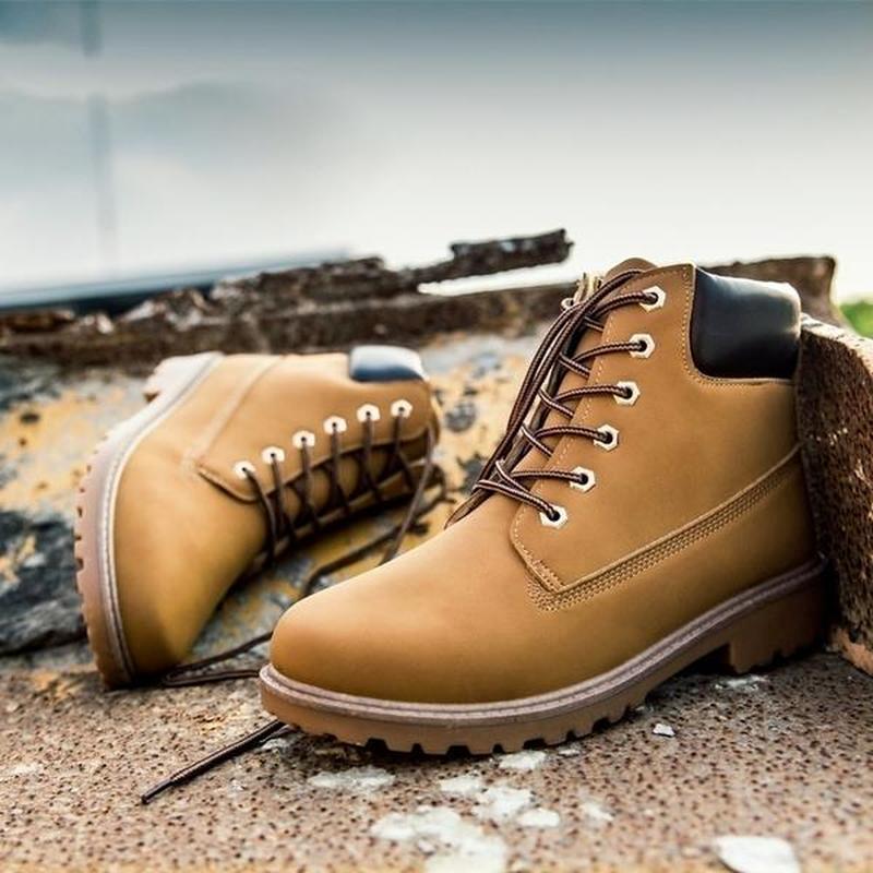 Модные мужские ботинки больших размеров с высоким берцем, повседневные ботинки martin, мужская обувь, классические ботинки из ревеня