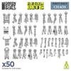 Green Staff World Non-Scale 3D Print Set, Purity Seals Chaos, 50-Piece Set, 3D Printer Kit, GSWD-11632