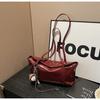 Ielgy Korean Version Niche Underarm Bag Trendy Retro Portable Commuter Simple Large-Capacity Shoulder Bag