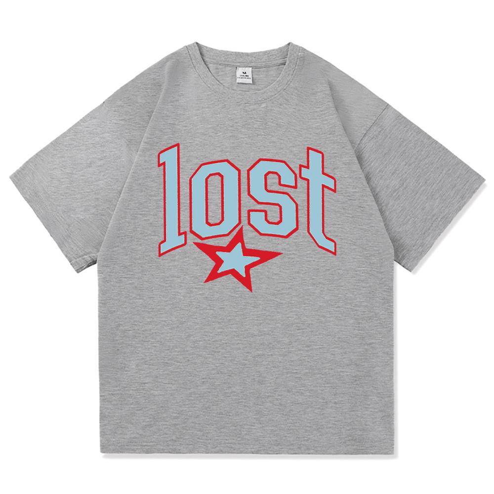 Mgk Lost Americana Album TShirt Song Cliche Retro UnisexWomen Clothing Harajuku High Quality Clothes Vintage Cotton TShirts