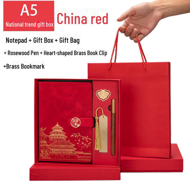 Набор блокнотов National Trend формата А5: Ретро-блокнот для деловых, офисных и творческих встреч - в комплекте подарочная коробка