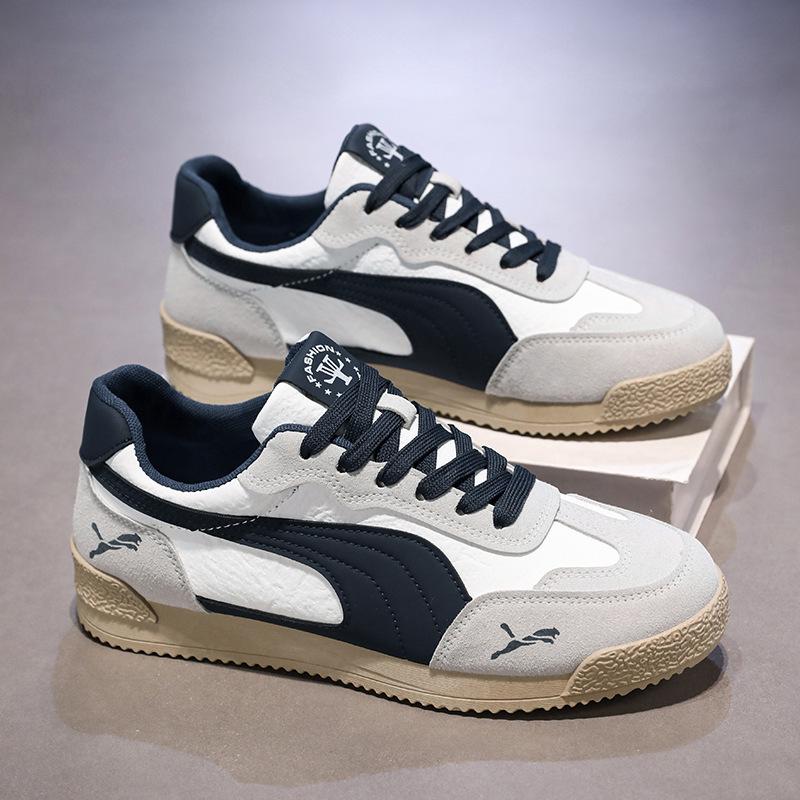 Мужские модные повседневные кроссовки Осень 2025 - Универсальные, с мягкой подошвой, стильная обувь для подростков