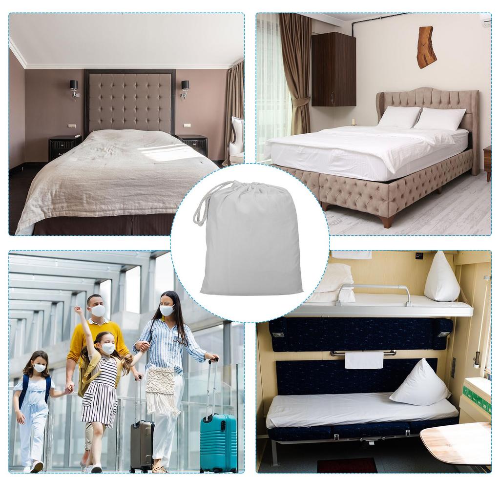 PATIKIL 210x120 см Вкладыш для спального мешка Мягкий Легкий Дорожный Походный Простыня Спальный мешок Компактный Спальный мешок с сумкой для переноски для Взрослых Походы Путешествия