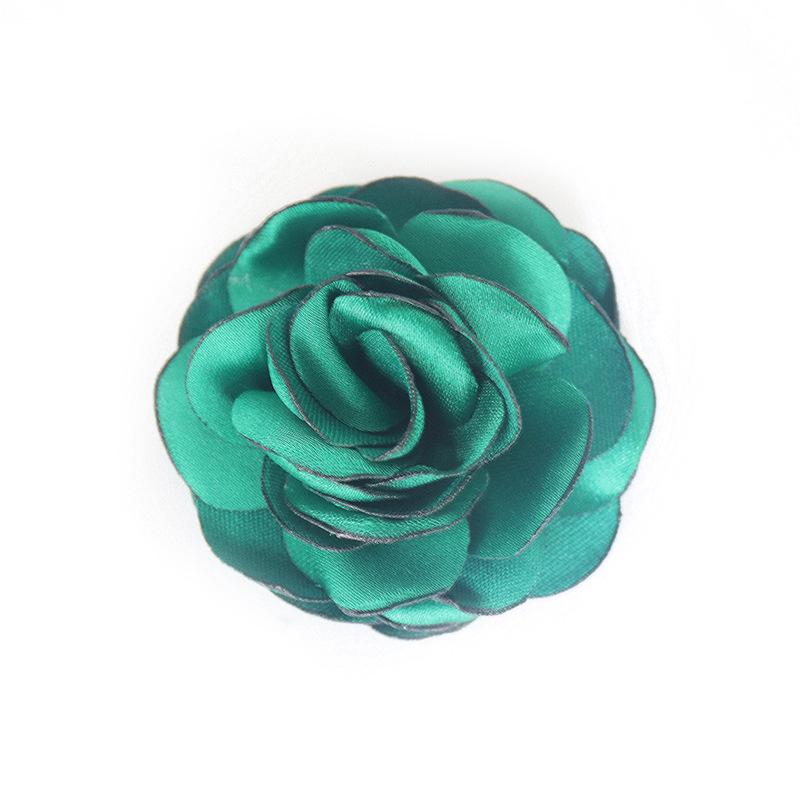 5CM Large Fabric Flower with Burned Edge for Jewelry, Clothing, Headwear, Hair Clips & Decorative Accessories