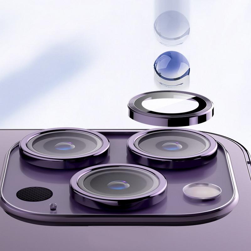 For iPhone 17 Pro Max 17 Air 16 15 14 13 Camera Lens Protector Aluminum Alloy Tempered Glass Camera Film For Iphone 12 11 Accessories