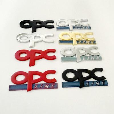 3D Металлическая эмблема OPC для крыла автомобиля, значок на багажник для Insignia Corsa E Astra H J D Zafira Vectra OPC Line Наклейка Аксессуары