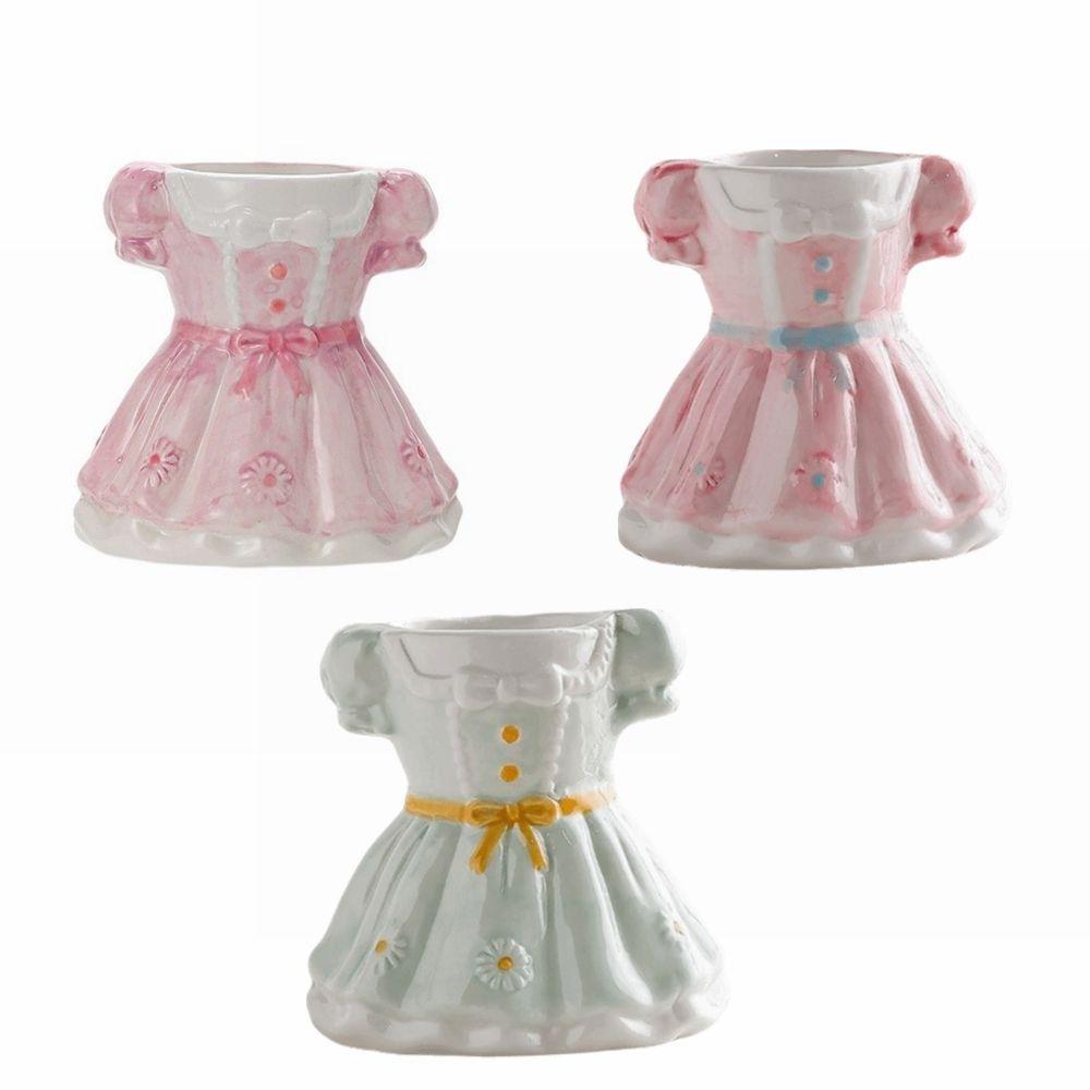 Ceramic Makeup Brush Holder Large Capacity Princess Dress Storage Box  Study Essential
