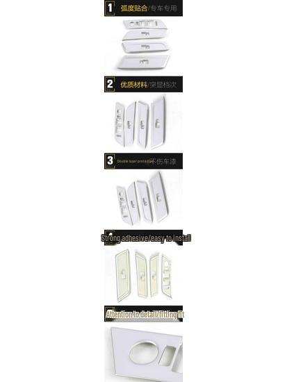 Yusheng S330 Glass Switch Decoration & Window Armrest Button Sequin Accessories