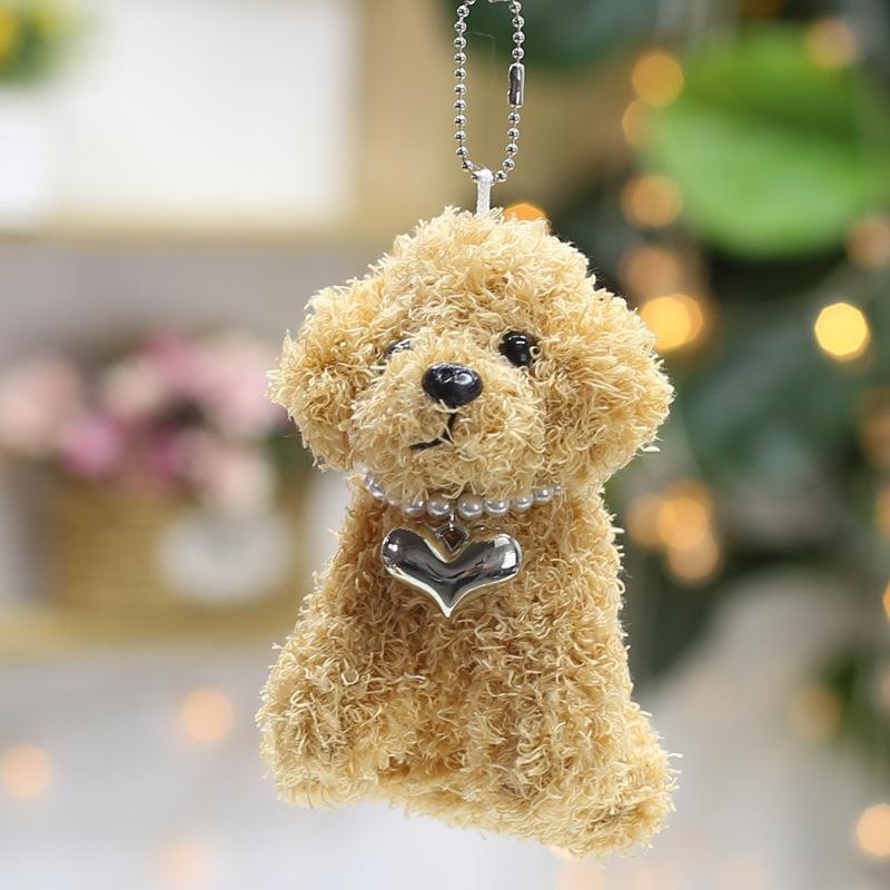 Новый Милый Милый Брелок-подвеска в виде собаки-принцессы Плюшевая игрушка Кукла Украшение для сумки Кукла