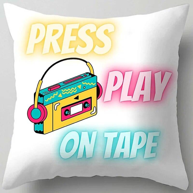 Украшение дома, гостиная, диван, наволочка, простая наволочка с буквами, подушка для сна, подушка для головы кровати