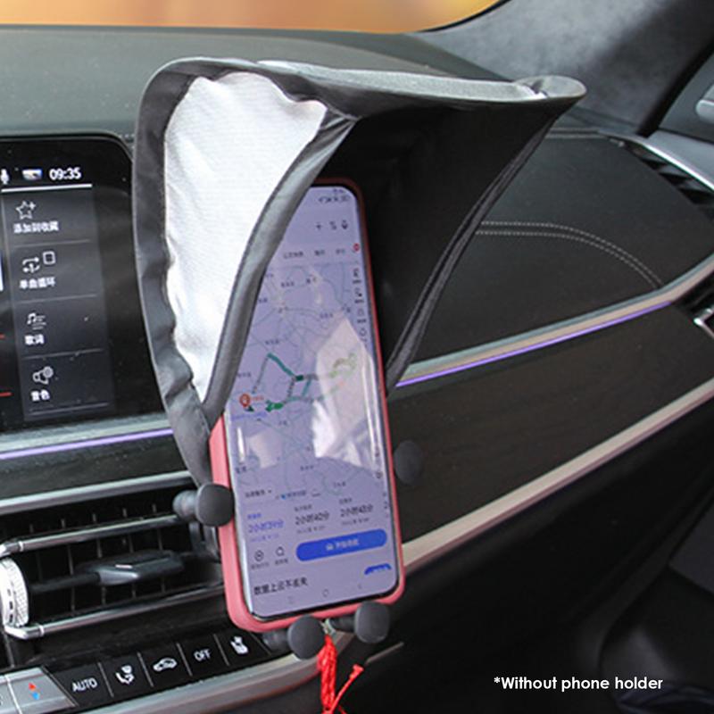 Зонтик для мобильного телефона Солнцезащитный козырек Солнцезащитный козырек для телефона Держатель для мобильного телефона Блокирующий блики Солнцезащитный козырек для телефона Для автомобиля Мотоцикла Велосипеда