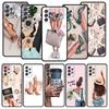 Чехол для телефона с высоким каблуком для девушки, женщины, для Samsung Galaxy A17 A07 A55 A35 A25 A15 A05 A33 A31 A23 A21s A13 A41 A73 A53 A51 A715G