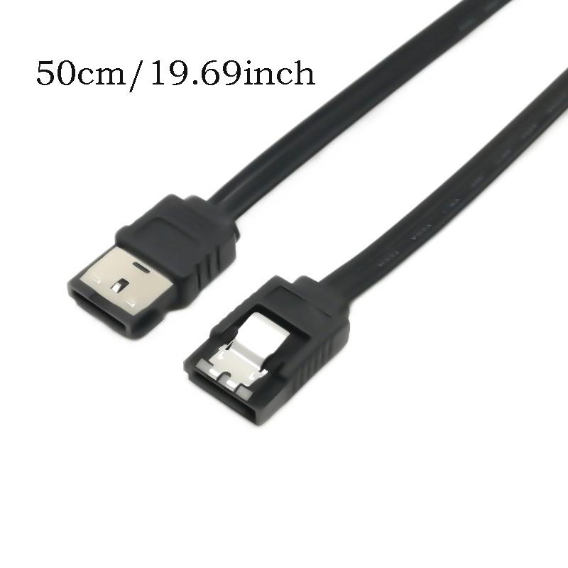7Pin SATA to ESATA Data Cable HDD Hard Disk External Cable 2.5inch SATA DATA Storage 5V Power Supply Extension Convert Cable