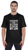 Inkmeso Men  S Graphic Printed   I Asked God For Best Friend He Sent Me My Son   Tshirt Crew Neck Tee For Father Son