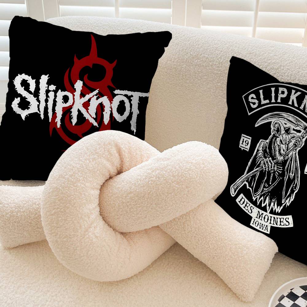 S-Slipknots Heavy Metal Band Pillow Gifts Home Office Furnishings Bedroom Sofa Car Cushion Cover Case 45X45Cm