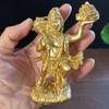 Gold Hanuman Statue Figurine Ornaments Resin Indian Hindu Monkey God Buddha Statues Sculpture Home Decoration Lucky Gift